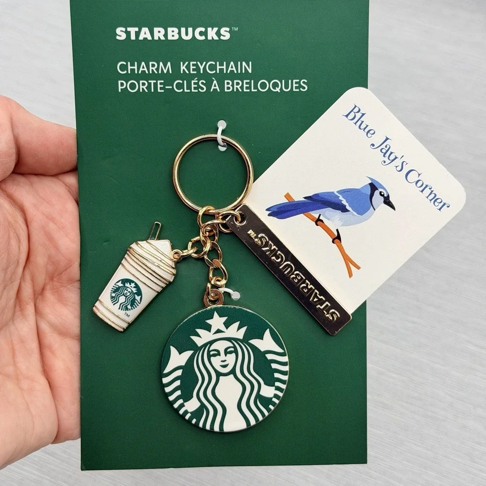 Starbucks Keychain Bag Charm Siren Logo Coffee Cup Enamel Europe Release 2026
